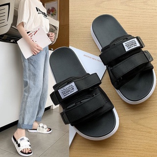 Dép quai ngang nam nữ, dép quai ngang Fashion quai dán độn đế 2cm siêu êm TOOSHOP
