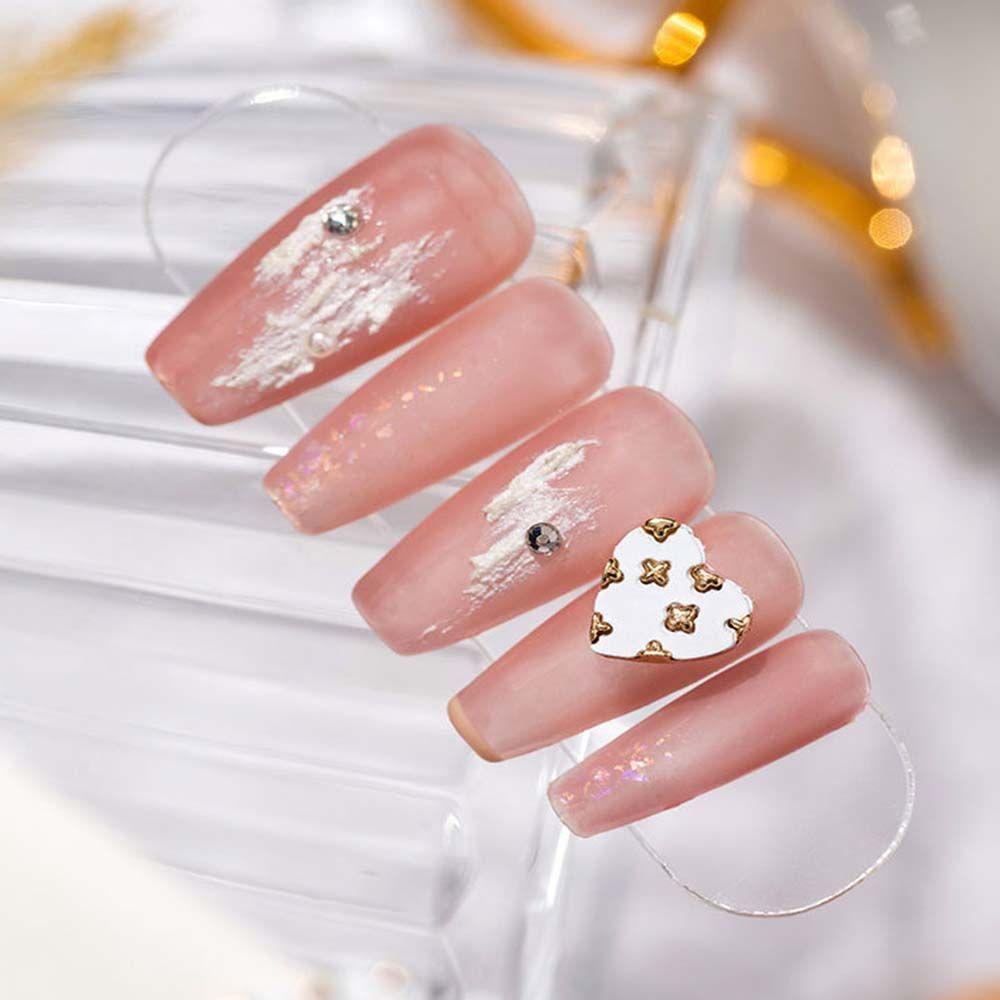 OCEANMAP Phụ Kiện Trang Trí Móng Tay 3D Bằng Hợp Kim DIY Thời Trang
