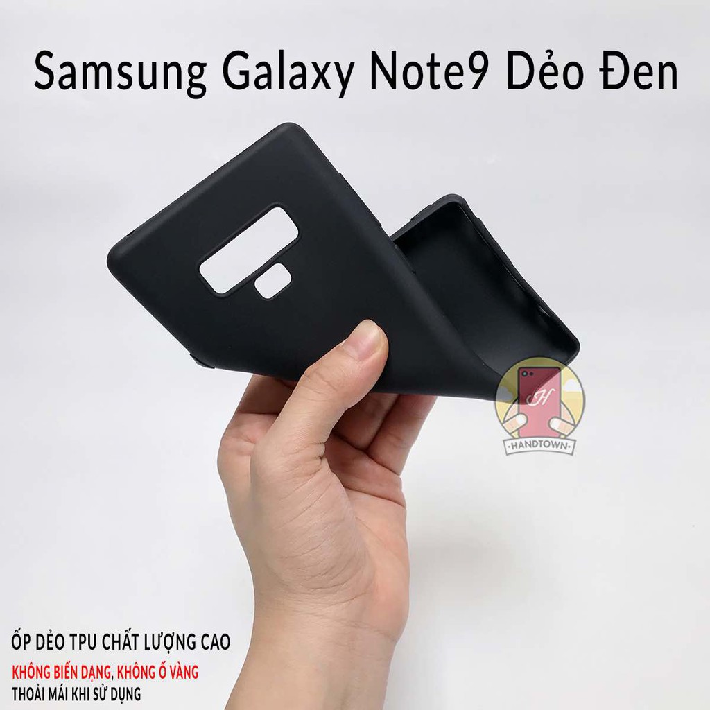 Ốp lưng Samsung Galaxy Note 9 silicone cao cấp dẻo nhám chống trầy