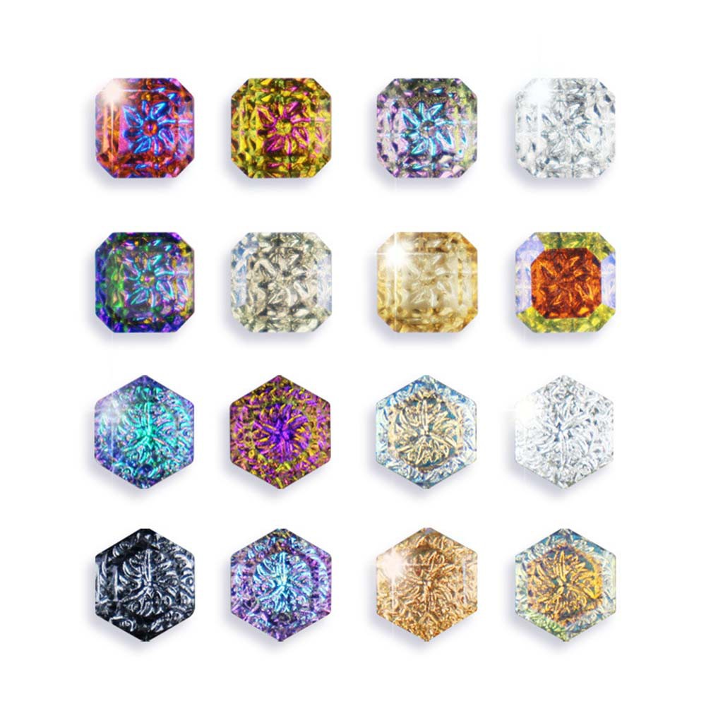 [Hàng mới về] Set 8/ 12 phụ kiện 3d trang trí móng tay nghệ thuật