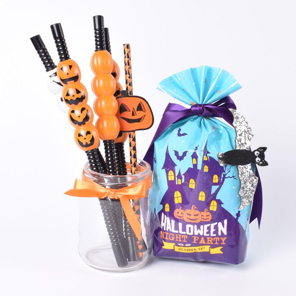 Bộ 50 Túi Đựng Kẹo Bánh Quy Trang Trí Halloween