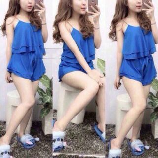 Set đồ bộ voan 2 dây