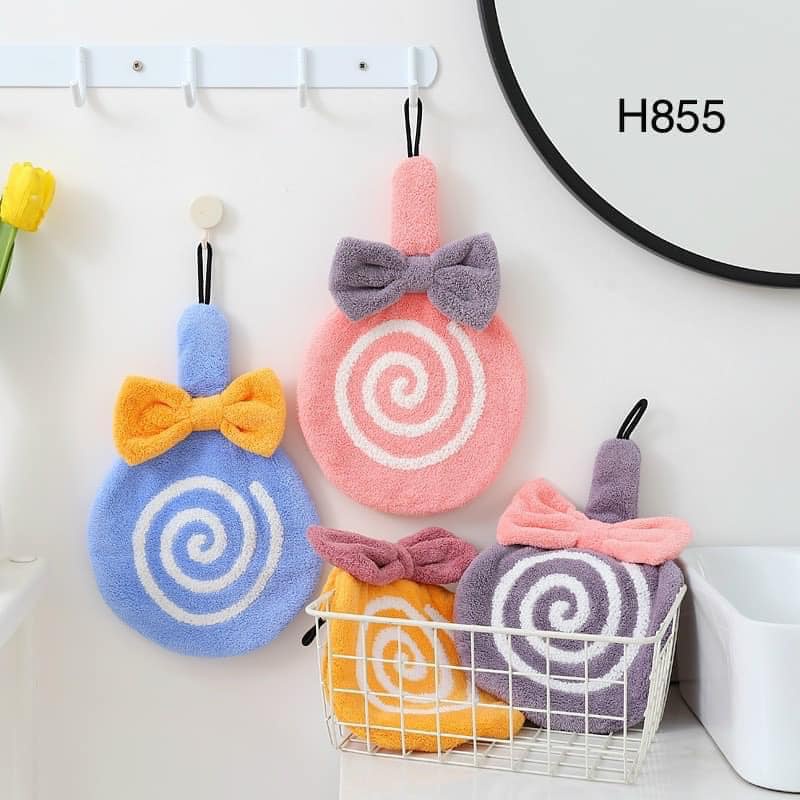 Khăn lau tay nhà bếp hình viên kẹo ngộ nghĩnh