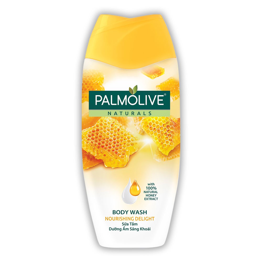 Bộ 2 chai sữa tắm Palmolive dưỡng ẩm sảng khoái 100% chiết xuất từ mật ong 200g/chai