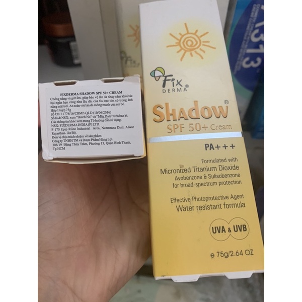 Kem chống nắng phổ rộng Fixderma SPF50+ cream