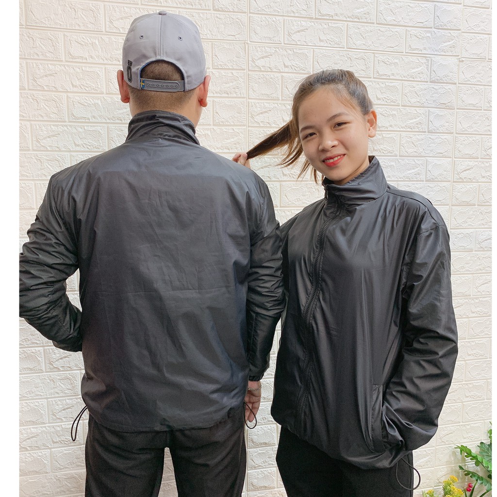 Áo Khoác Dù Nam Nữ Unisex Lót Lưới Chống Thấm Nước