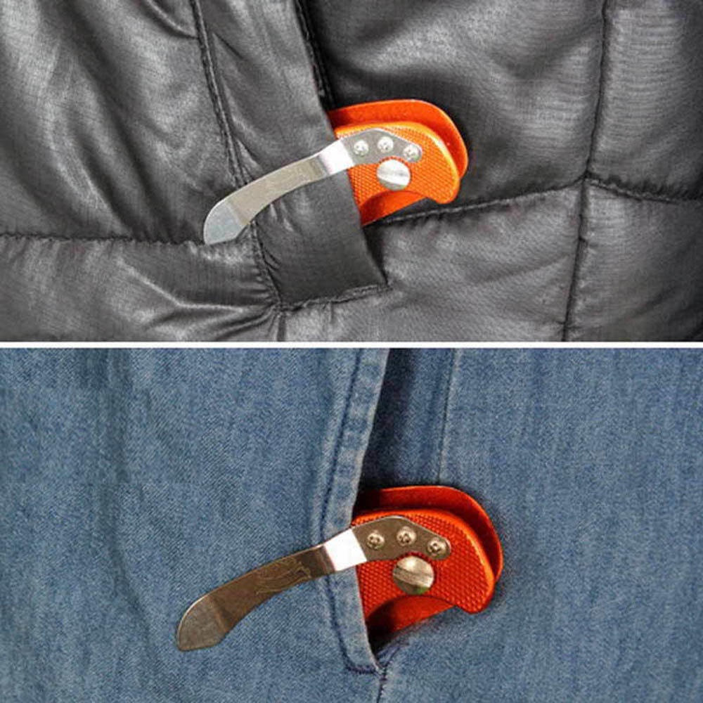 Kẹp Móc Chìa Khóa Thông Minh Bằng Nhôm EDC Bỏ Túi