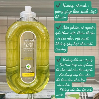 Lau sàn Method 739ml - [Chanh Gừng/Gừng Yuyu]