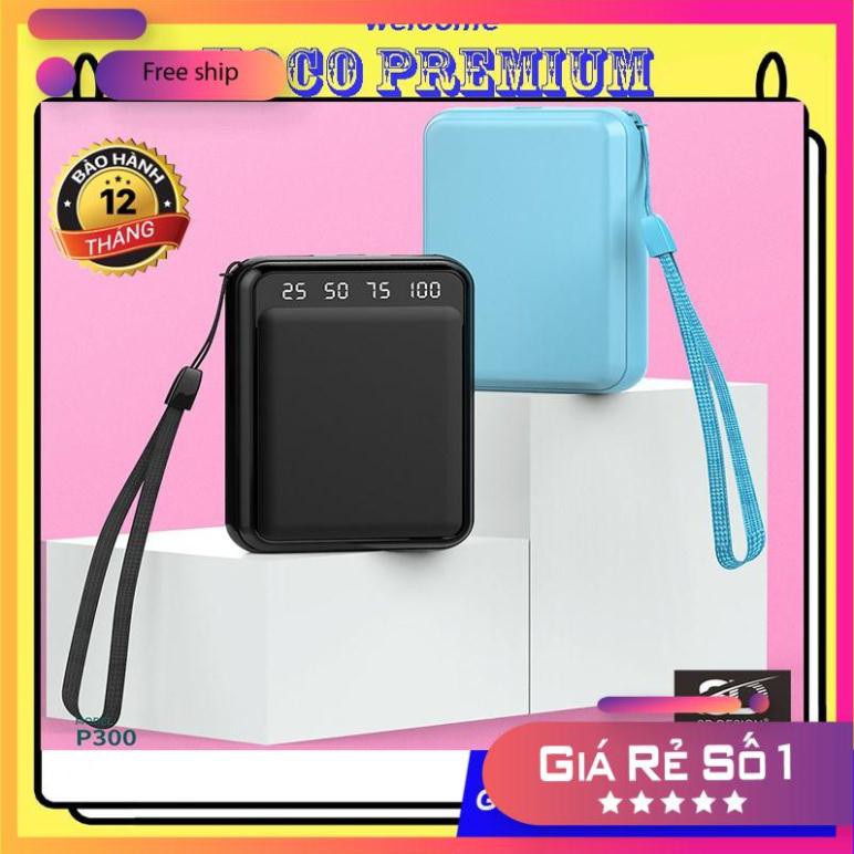 SẠC DỰ PHÒNG SD P300 / 10000MAH 2 CỔNG RA - CHÍNH HÃNG