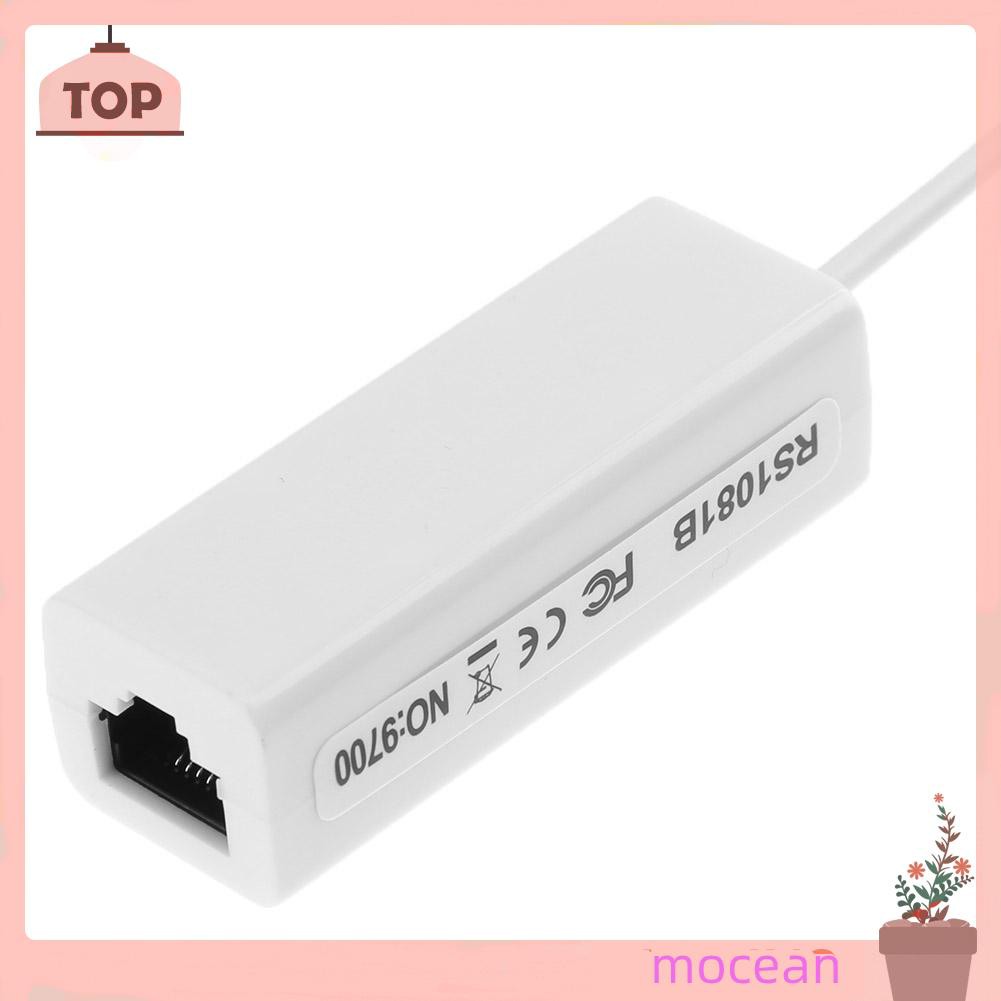 Bộ Chuyển Đổi Usb 2.0 Sang Rj45 Lan Ethernet 10 / 100mbps Win7 Cho Máy Tính