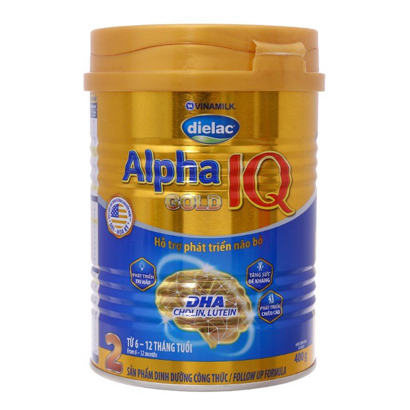 Sữa Dielac Alpha Gold IQ 2-3 900g