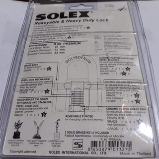 khóa solex R60 chính hãng