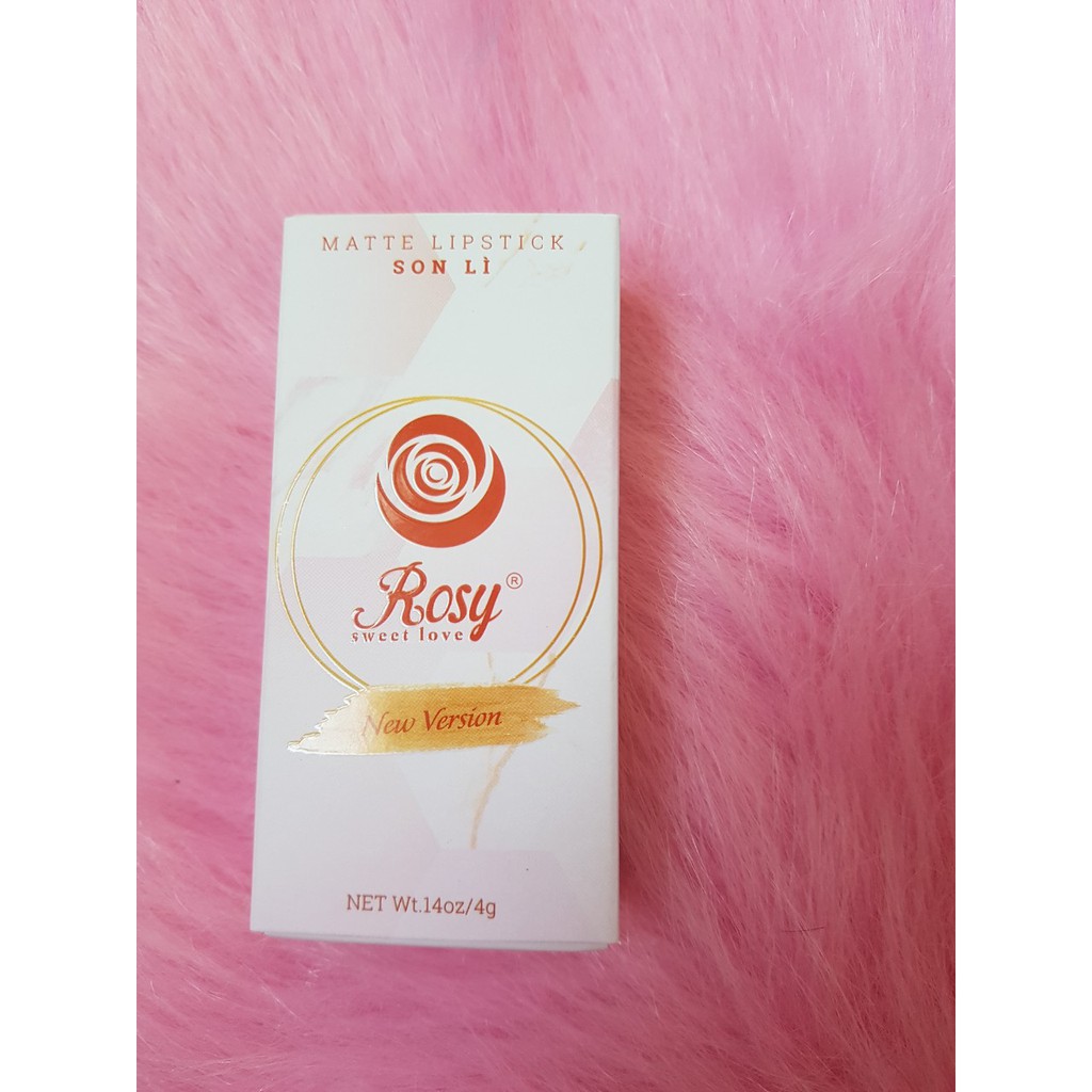 [Son sáp lì] son thỏi sáp Rosy không chì siêu lì an toàn (12 màu) | BigBuy360 - bigbuy360.vn