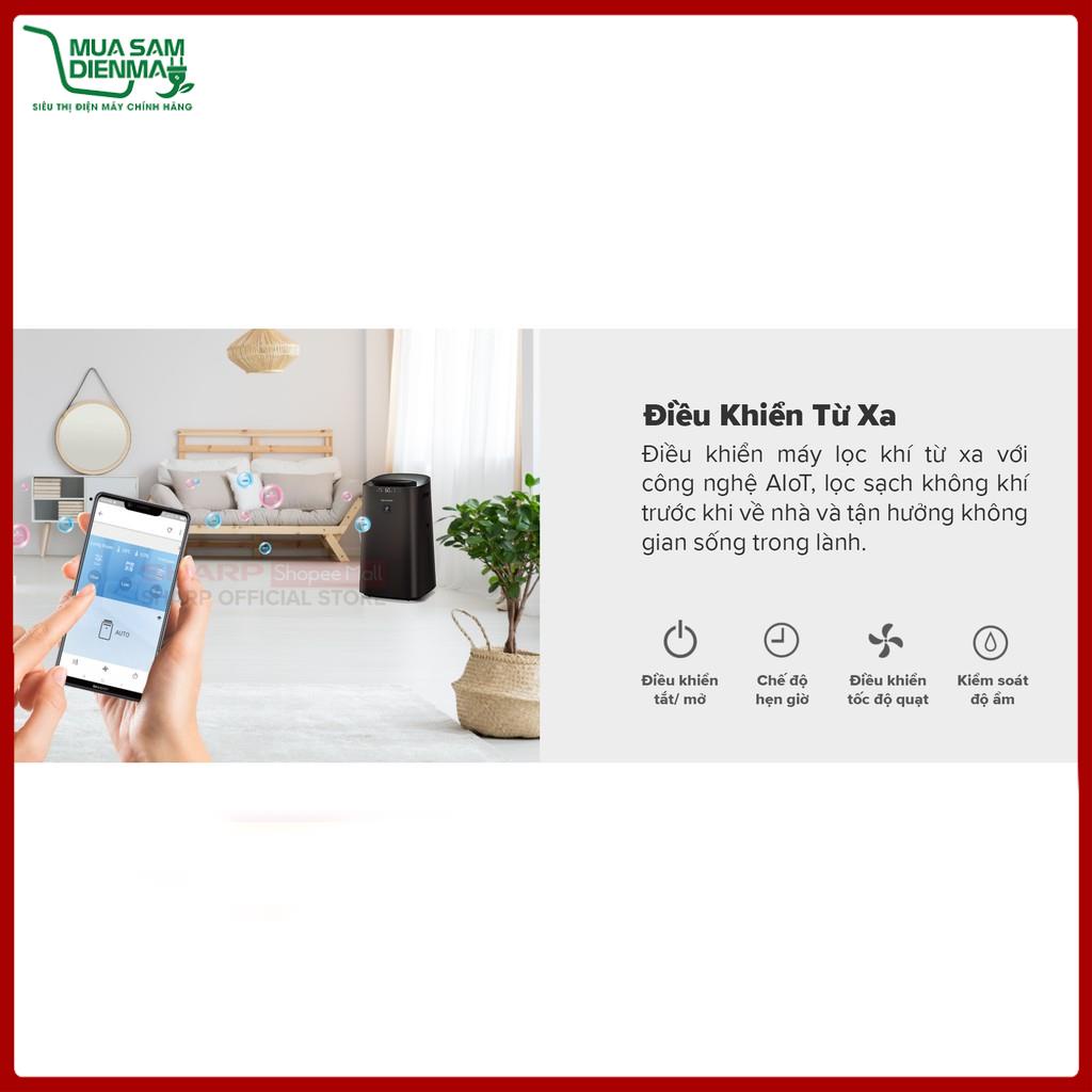 Máy Lọc Khí Tạo Ẩm Sharp KI-L80V-T Điều Khiển Từ Xa Bằng Điện Thoại