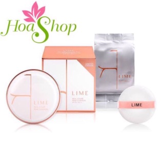 Phấn Nước Lime Real Cover Pink Cushion tặng lõi 20g