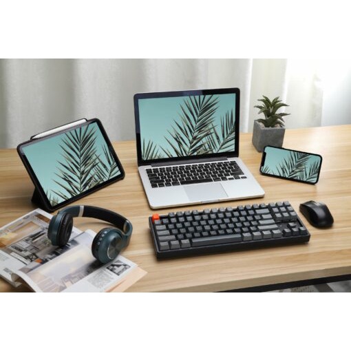 Bàn phím cơ Keychron K8 Nhôm RGB Hot Swap Hàng chính hãng