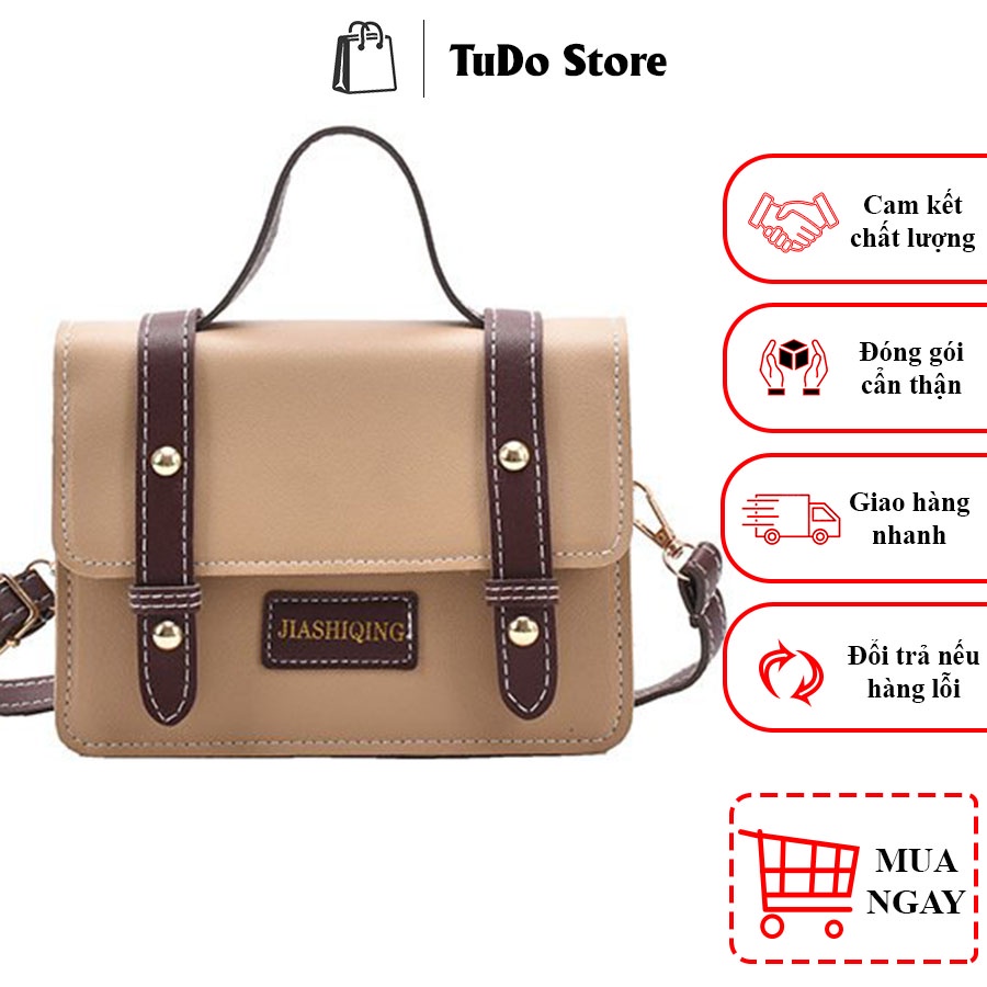 Túi xách nữ đeo chéo có khóa cực xinh thời thượng sang trọng T06