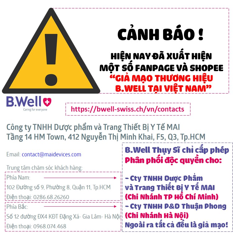 Nhiệt kế điện tử B.Well WT 03 | Sản Xuất Tại Thụy Sĩ | Bảo Hành Trọn Đời | 60s | YTE360