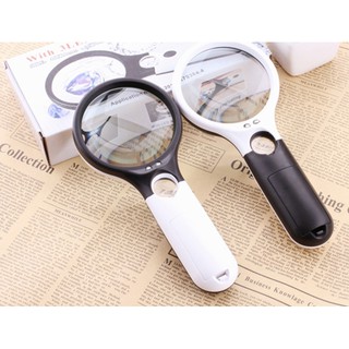 DTS Kính Lúp Có Đèn Chiếu Sáng Phóng Đại 45X