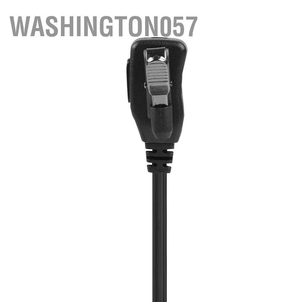 Có thể bán buôn Tai nghe nhét tai 3,5 mm với nút PTT Loa MIC Tai nghe đơn Washington057 Hàng giao ngay