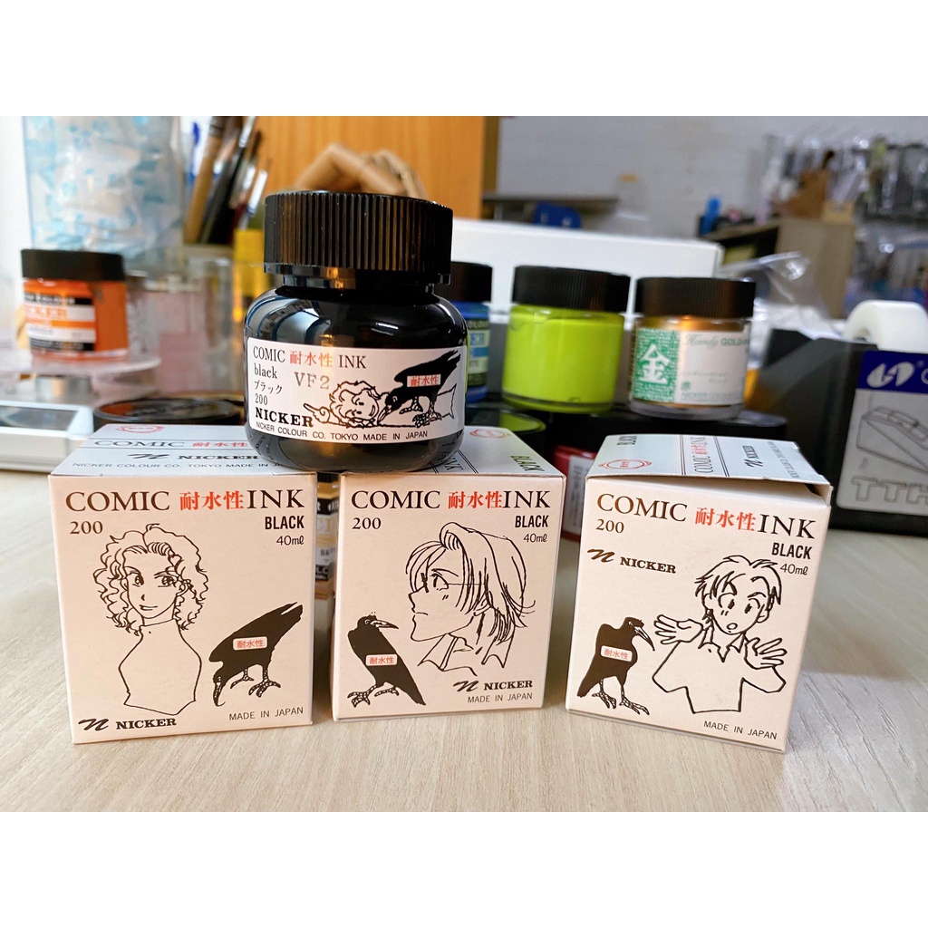 Mực vẽ Manga Nicker kháng nước