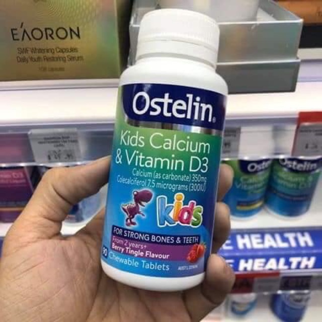 Ostelin canxi Kids khủng long cho bé