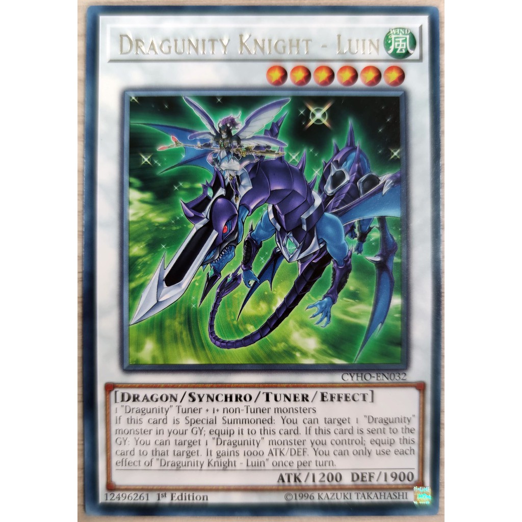 [Thẻ Yugioh] Dragunity Knight - Luin |EN| Rare