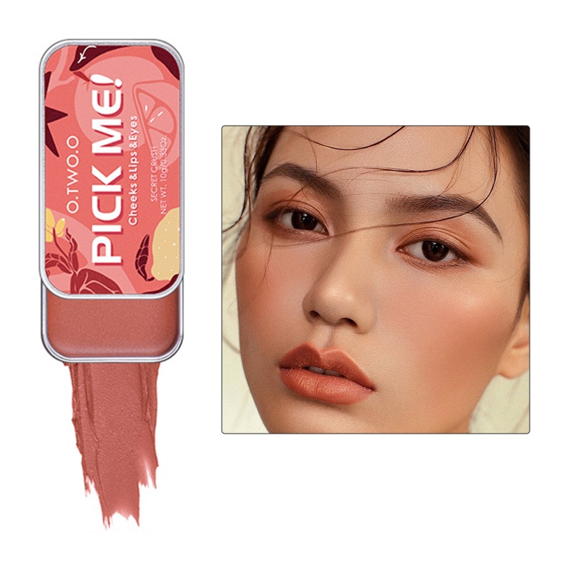 Phấn Má Hồng Dạng Kem 3 Trong 1 Không Khô Đa Năng Tiện Dụng