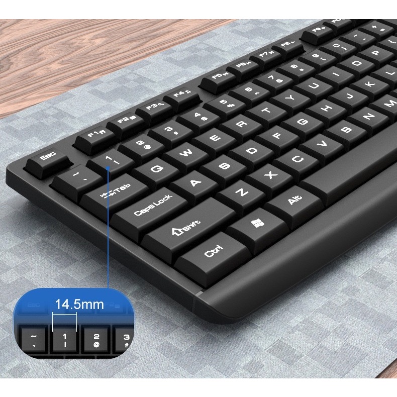 Bộ bàn phím và chuột văn phòng có dây AOC151 ( tất cả trong một ) [CHẤT]