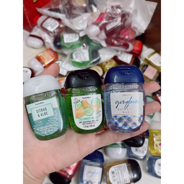 Set 3 chai gel rửa tay khô BBW của mỹ