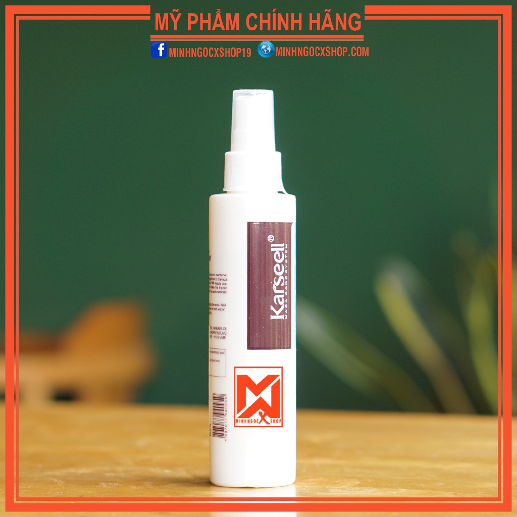 Xịt dưỡng chống cháy tóc KARSEELL PROTEIN SPRAY 150ml chính hãng