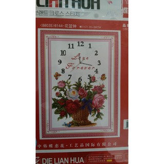 Tranh thêu đồng hồ 81440