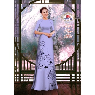 Vải áo dài phong cảnh
