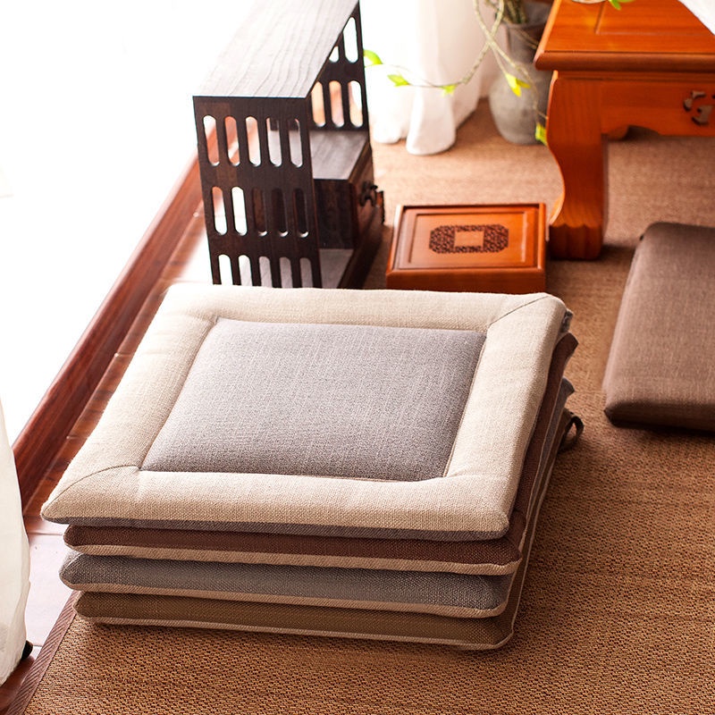 Đệm Lót Ghế Bằng Vải Tatami Thoáng Khí Phong Cách Nhật Bản