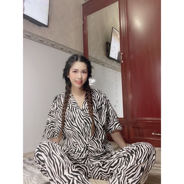 Đồ Bộ Tiểu Thư Cộc Tay Cánh Tiên Quần Dài