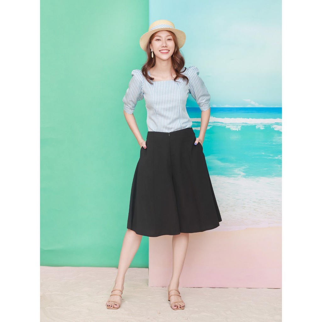 Quần lửng 8 mảnh giả váy