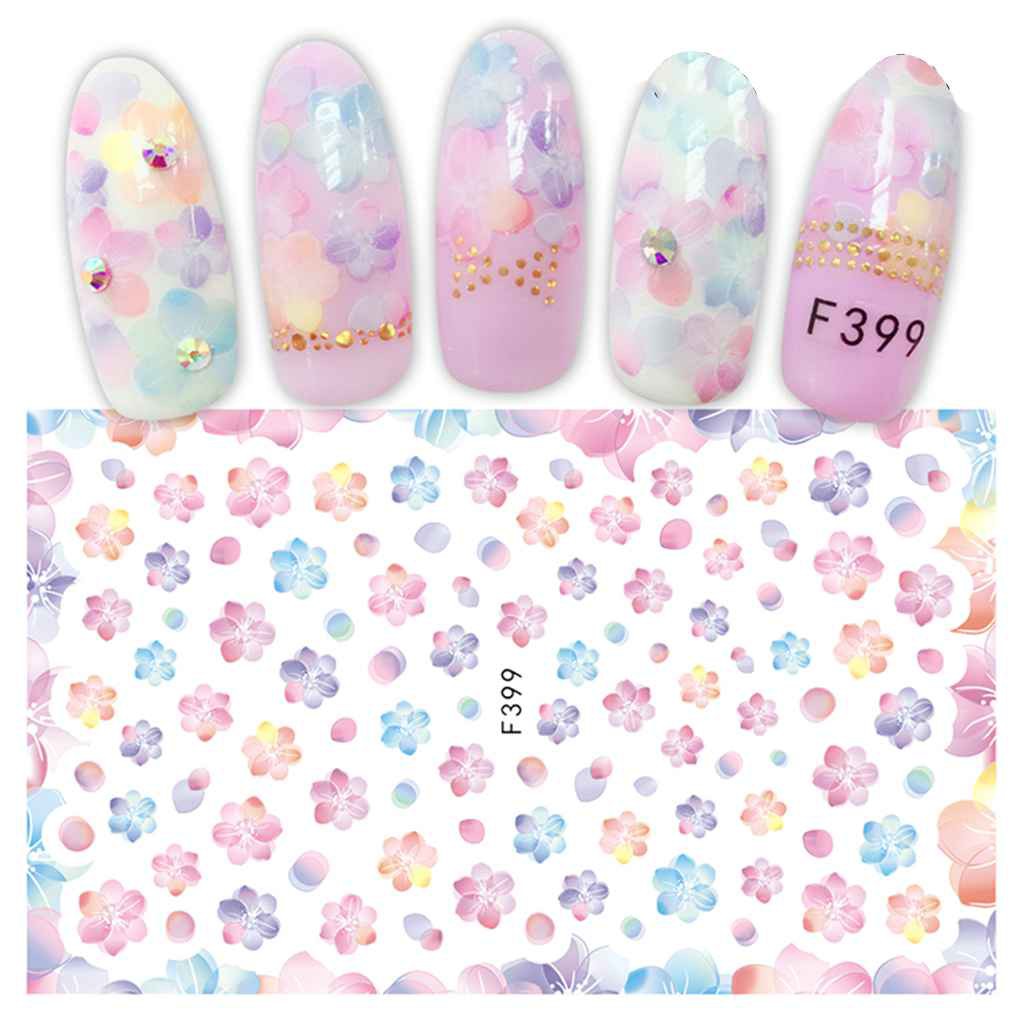 (Hàng Mới Về) Nhãn Dán Trang Trí Móng Tay 3d Phong Cách Bohemia Dành Cho Nữ