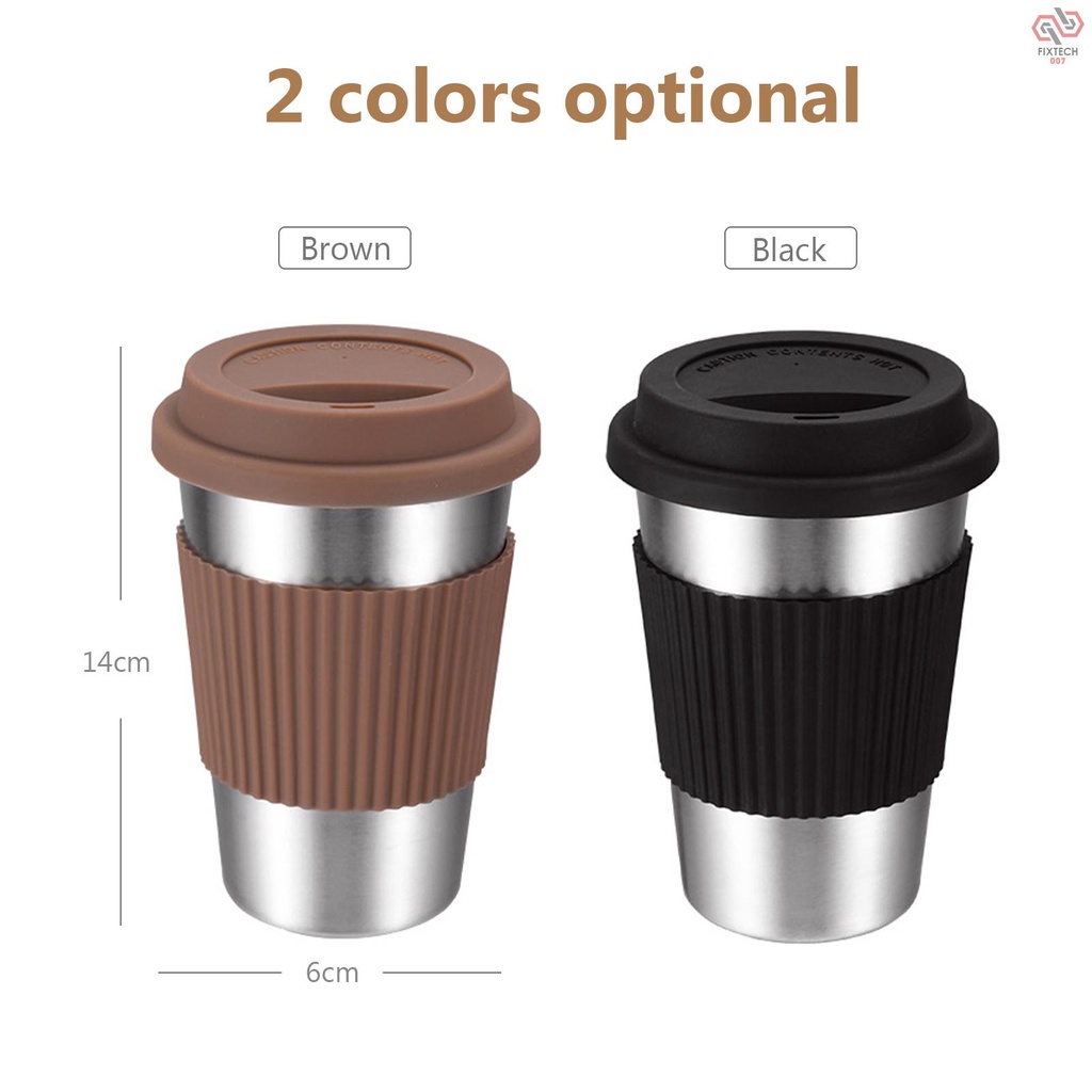 300ml Stainless Steel Vacuum Insulated Tumbler Cup with Lid Coffee Mug Insulated Travel Mug for Coffee Beer Keep Drinks Steaming Hot or Ice Cold