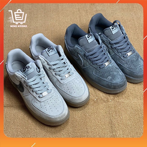 Giày thể thao nam nữ - Giày AF1 Reigning Champ Da Lộn Cao Cấp Nhẹ Êm Thoáng.