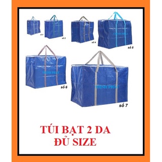  Túi bạt túi dứa giỏ bạt có dây kéo đựng đồ quai xách chắc chắn nhiều size dễ lựa chọn 