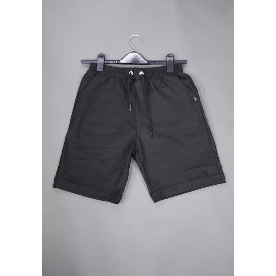 Quần Short Kaki Đen Unisex ❤️FREESHIP❤️ Quần đùi, quần short ngắn ống suông form lửng