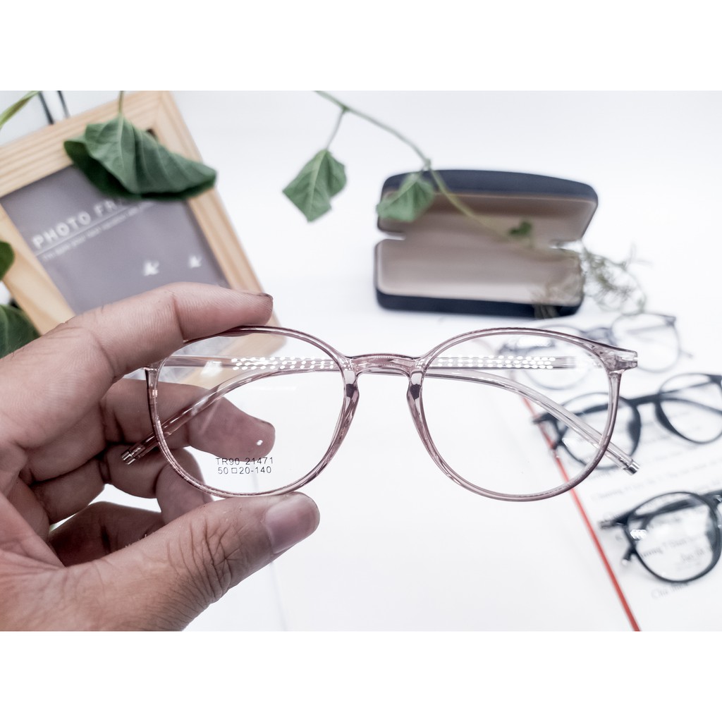 Gọng kính fom tròn thời trang hàn quốc