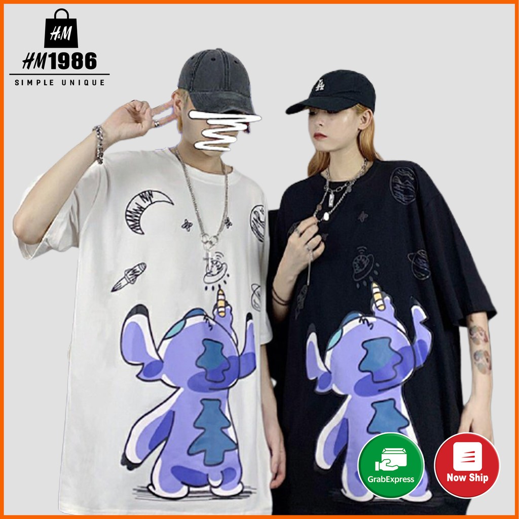 Áo thun nam nữ unisex tay lỡ form rộng 3106 , Áo thun form rộng Oversize trơn cao cấp HM1986