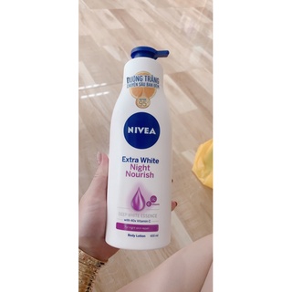 SỮA DƯỠNG THỂ DƯỠNG TRẮNG DA NIVIA ban đêm . 400ml