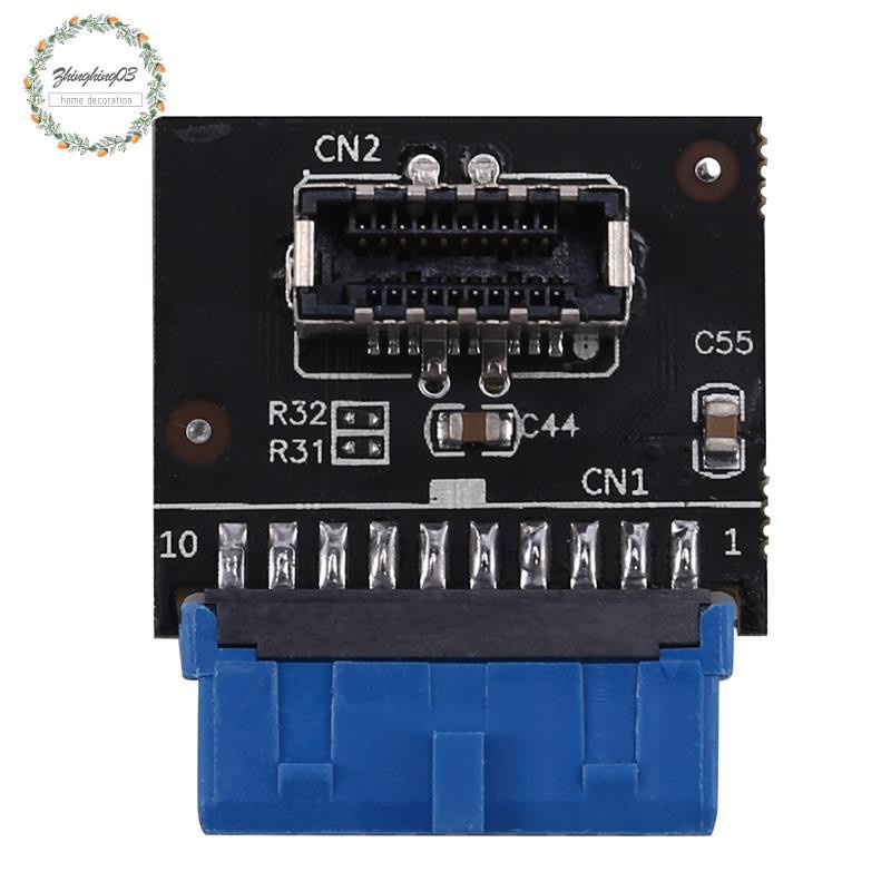 Đầu Chuyển Đổi Usb 3.0 Sang 19pin 3.1 C Type-E 20 Sang 19pin Thẻ