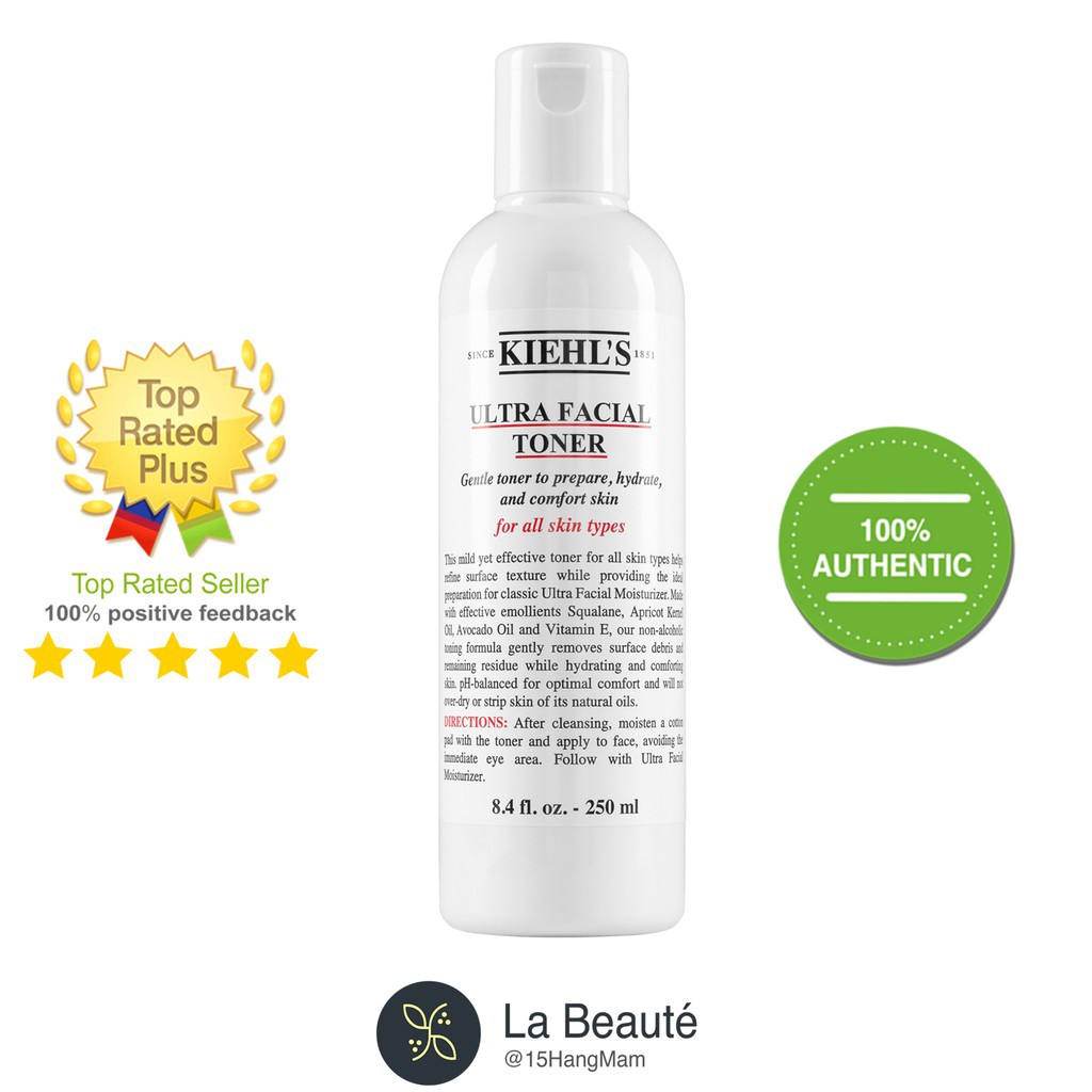 Kiehl's Ultra Facial Toner – Nước Cân Bằng Cho Mọi Loại Da 250ml