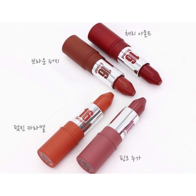 Son lì siêu hot Sixteen của 16Brand Hàn Quốc