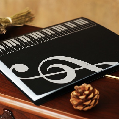 Kẹp lá hình khóa Sol nốt nhạc - Bìa file đựng bản nhạc