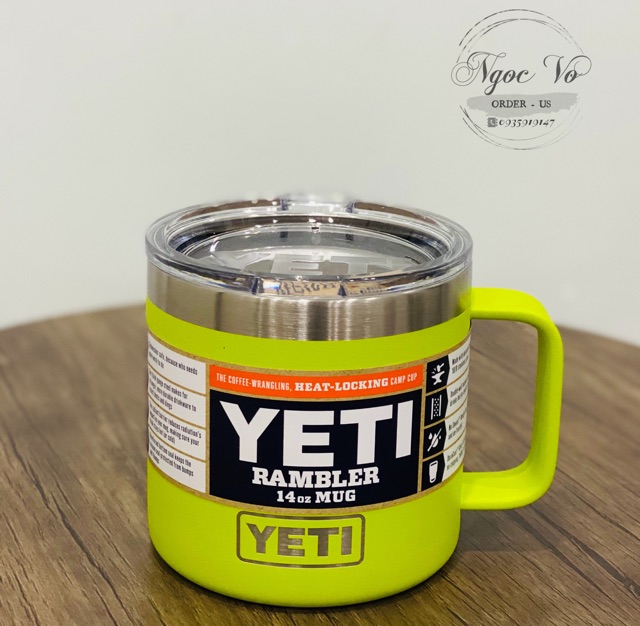 Ly Giữ Nhiệt Yeti Mug Inox Cao Cấp 14 Oz - 420ml (Hàng Chính Hãng)