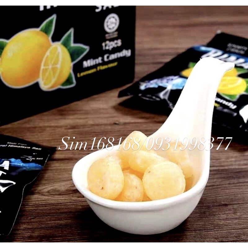 kẹo ngậm chanh muối himalaya hộp 12 gói